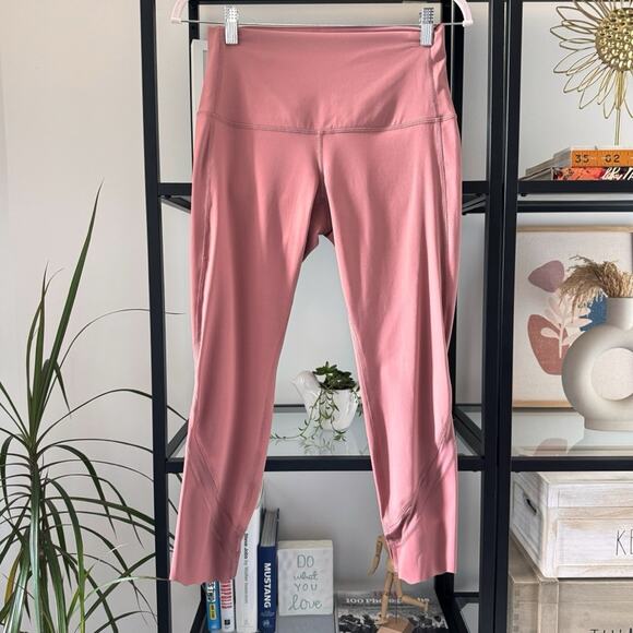 Lululemon Wunder Under High-Rise Crop 23" Scallop Full-On Luxtreme Spiced Chai 8 - Picture 2 of 9